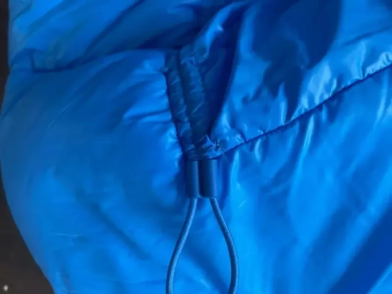 남녀공용 오버사이즈 카니예 퍼퍼 잭 파카, 단색 벨벳, 두껍고 따뜻한 YZY 다운 재킷, 블루 코트, 2024ss