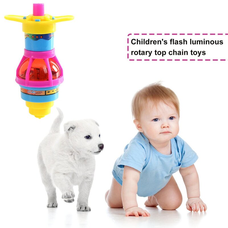Classic Spinning Tops Toy Funny Light Gyro Toy Hand Push Down Spinner Top Flash Gyro Kids Boy Birthday Gift bambini