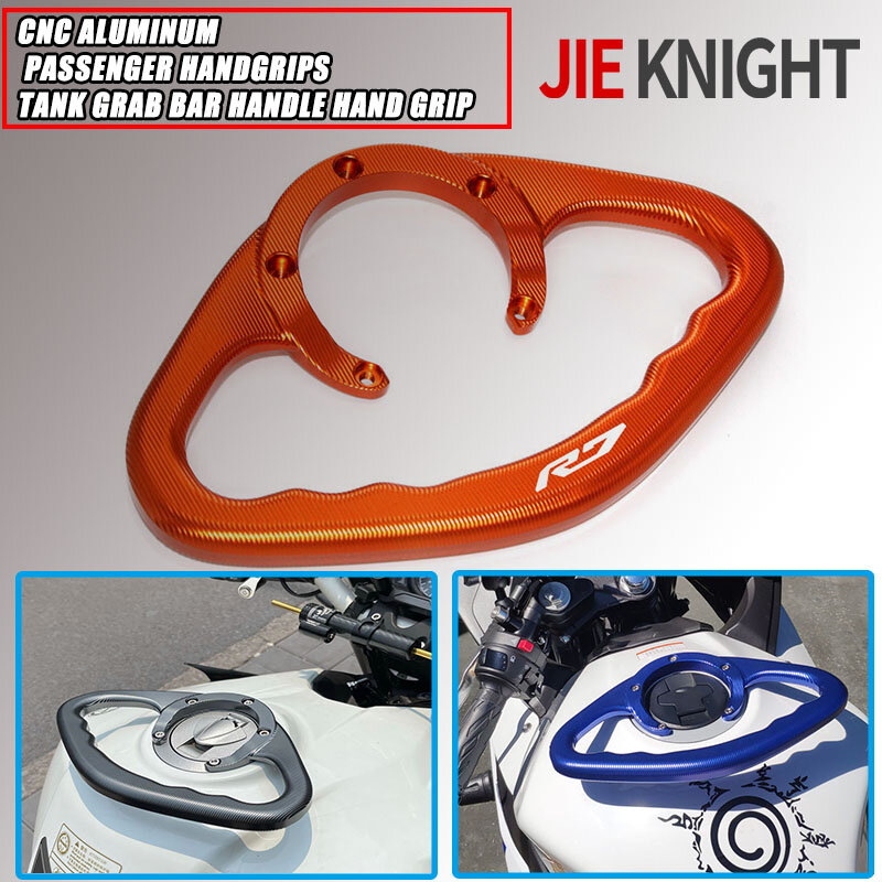 YZF R7-empuñaduras de pasajero CNC para motocicleta, barra de agarre de tanque, reposabrazos, para Yamaha YZF-R7 2021 2022