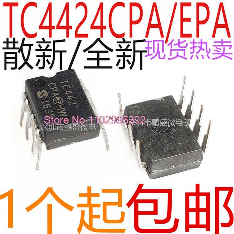 Lote de 5 unidades/TC4424CPA DIP-8 MOSFET TC4424EPA Original, en stock IC de potencia