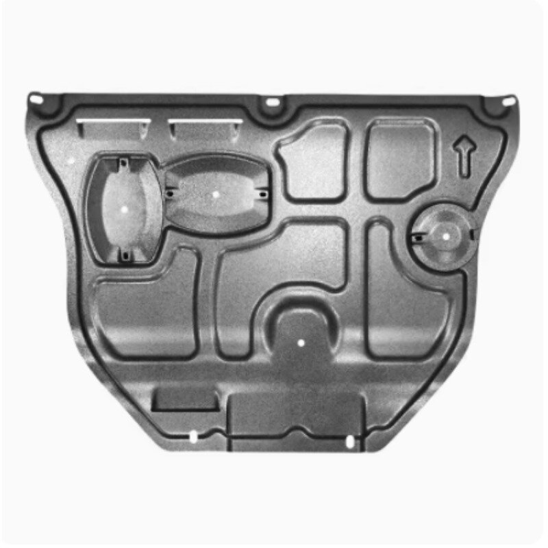 Pelindung sasis mesin, penutup pelindung Aksesori plastik baja mangan untuk Kia Niro SUV 2017-2023 2018 2019