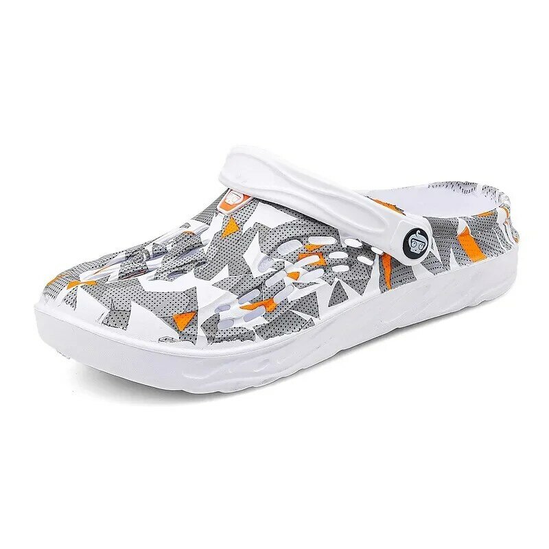 Men's Slippers 2023 Summer Chef Shoes for Men Outdoor Wading Platform Sandals Soft Beach Antiskid Sports Men's Slippers