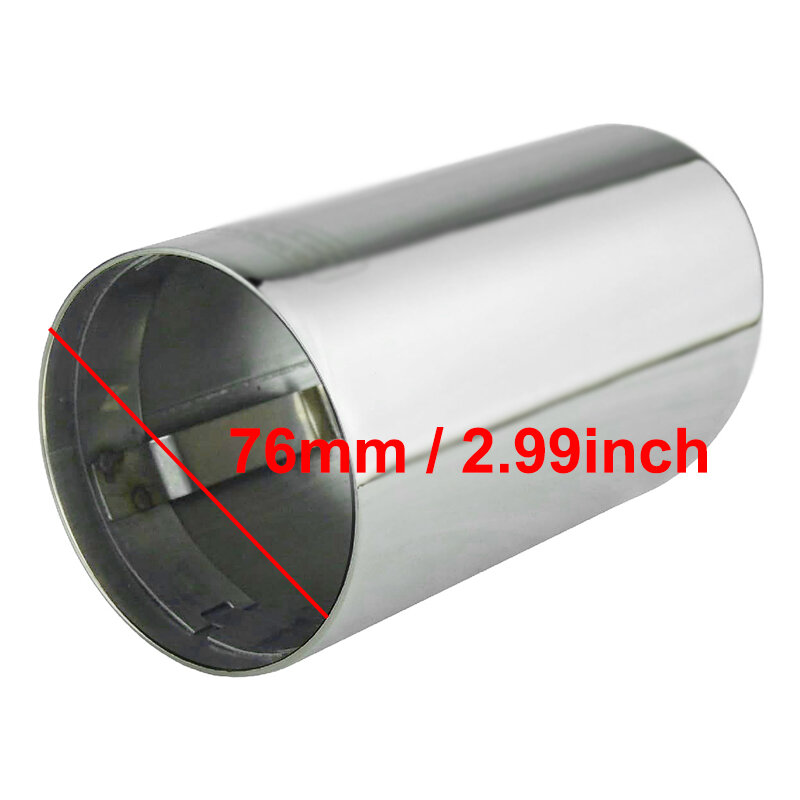 Stainless Steel Car Exhaust Muffler Pipe Tip Cover For Audi A3 8V 8P Sportback VW Golf Variant 6 POLO 6R GOLF MK7 Tailpipe