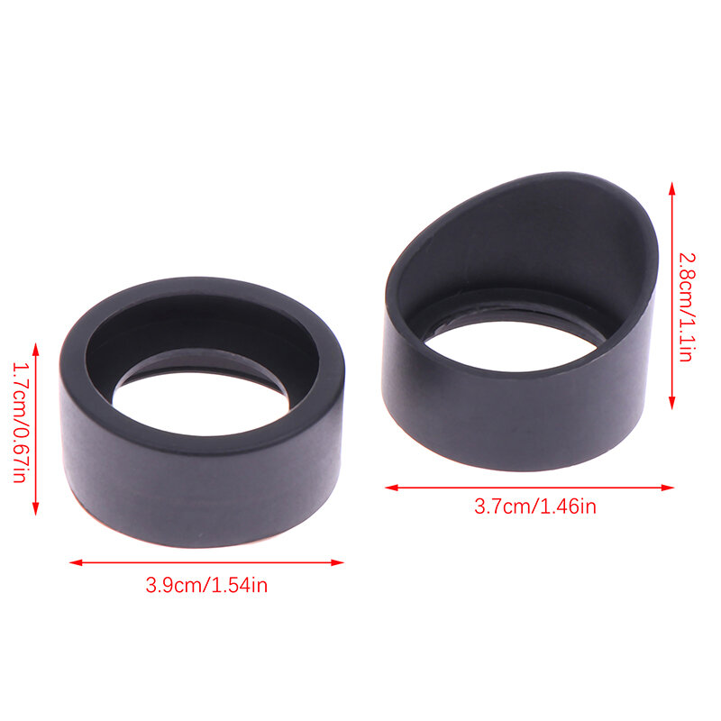 1Pc Rubber Microscope Eyecups Black Ocular Cover Guards For Microscope Portable Eye Protection Eyeshield Shield
