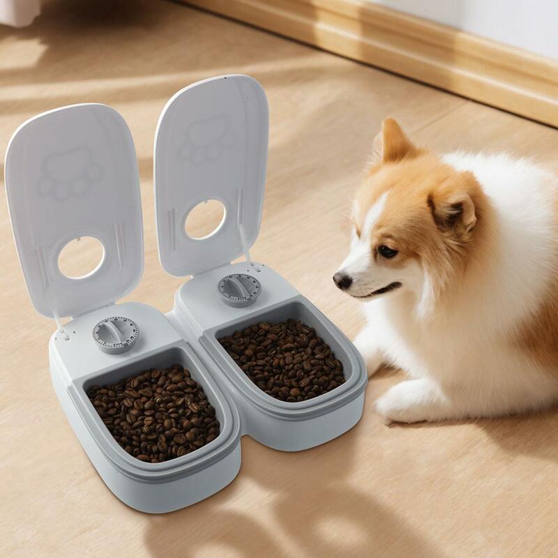 Автоматическая кормушка для кошек и собак с таймером, умный диспенсер для влажной и сухой пищи, дозатор с таймером миска, аксессуары W7C2