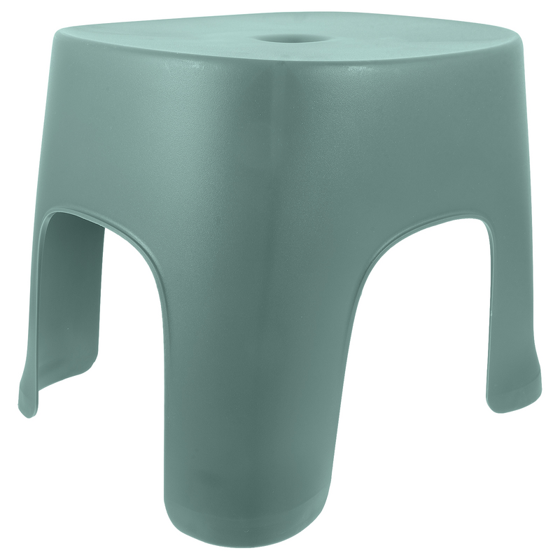 Usobe-Leve Anti-Slip Plástico Footstool, Banheiro Low Stool, rolamento forte, 1 Pc