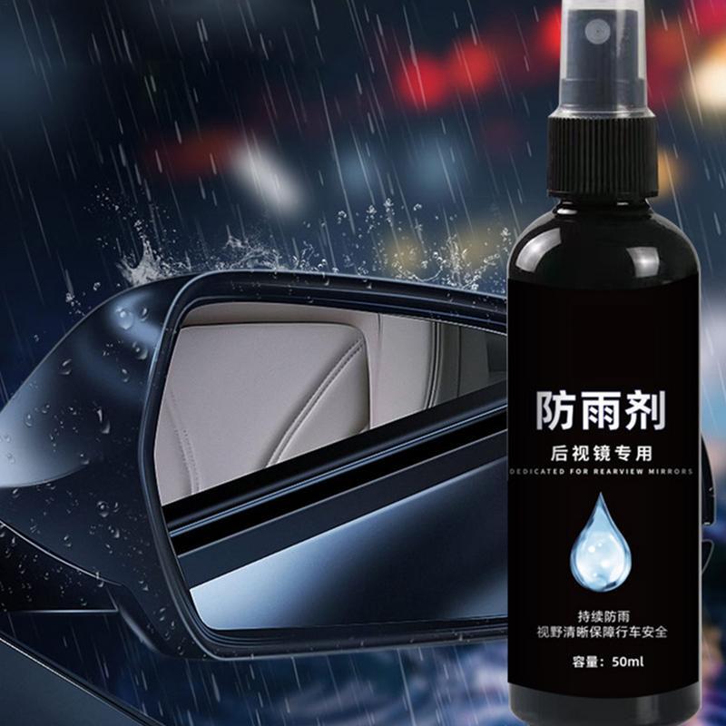 Spray Hidrofóbico de Bloqueio de Água, Agente Rainproof Glass, Efeito Instantâneo, Necessidades de Dias Chuvosos, Janelas Retrovisor de Carro, 50ml