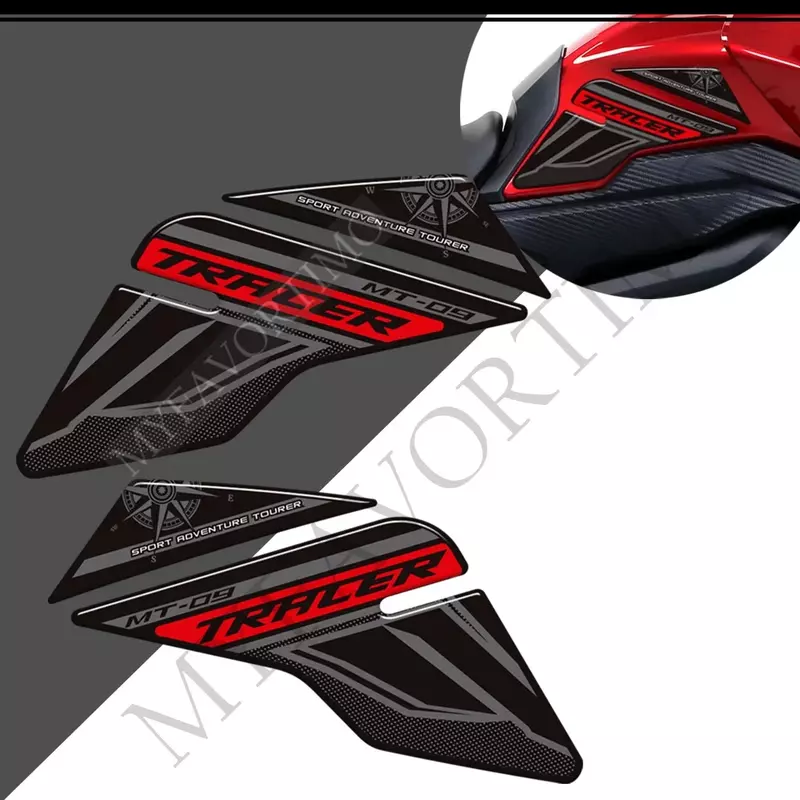 MT09 MT 09 Tracer 900 GT MT-09 Fit Yamaha Motorcycle Tank Pad Stickers Gas Fuel Oil Kit Knee