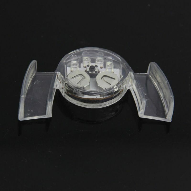 1X boquilla protectora bucal con luz LED, pieza intermitente, brilla en oscuridad para fiesta, nuevo
