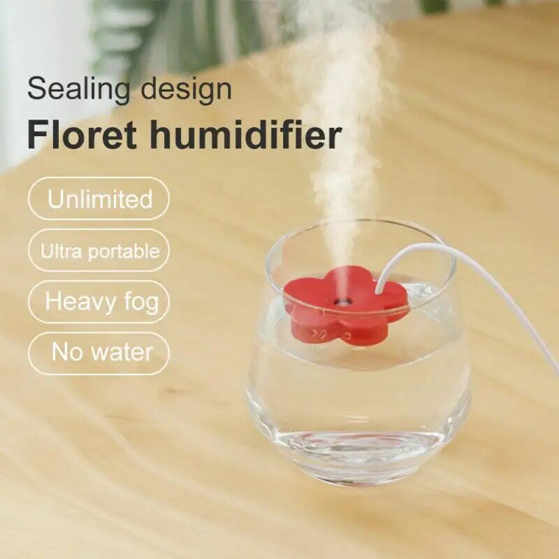 Mini humidificador de aire USB, difusores de aromaterapia, Humidificador portátil para el hogar, máquina de humo, difusor de Aroma ultrasónico