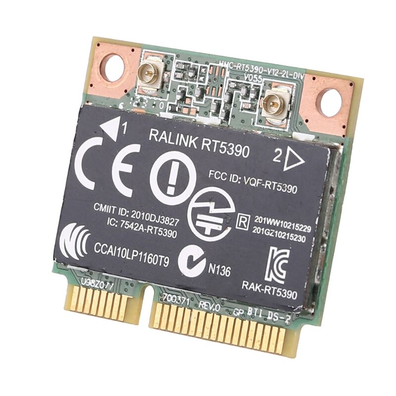 RaLink HP436 CQ45 SP용 RT5390 하프 미니 PCIe Wlan 무선 카드 670691-001