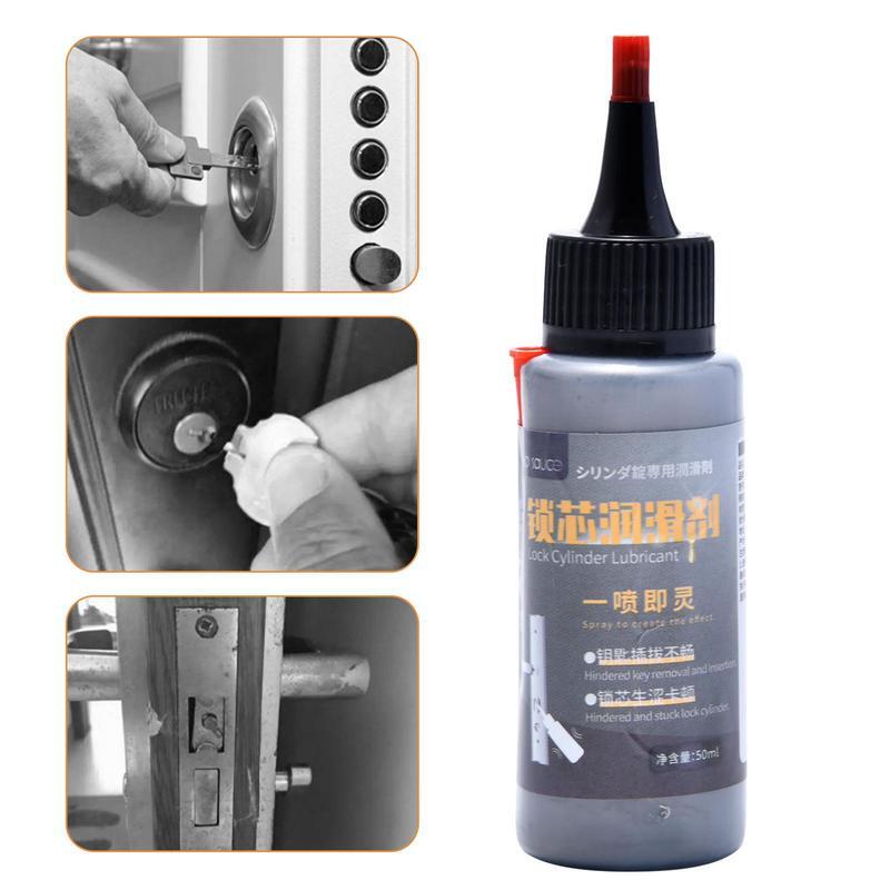 Cilindro serratura lubrificante lubrificante multiuso in grafite lubrificante in polvere ottimo per porta scorrevole porta del Garage e serratura bloccata