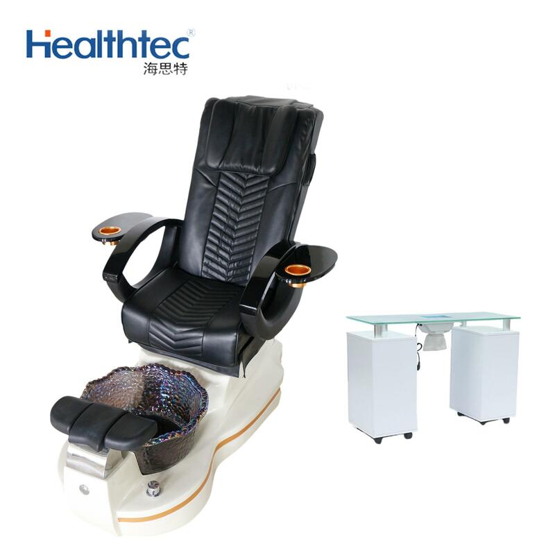 Cadeira de massagem elétrica com corrimão, Cadeira Pedicure para Spa, Atacado