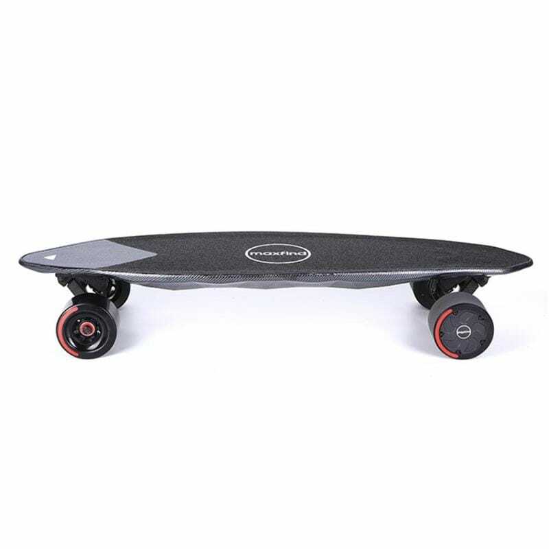 Prévention FIND-Skateboard électrique Max2Pro, planche à roulettes, longboard, 24mph, 38 km/h, 600W x 2, 31 pouces, 80cm