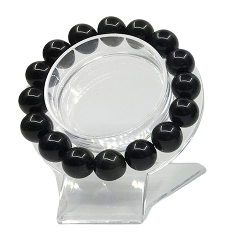 Soporte exhibición brazalete pulsera transparente acrílico, soporte exhibición reloj para tienda minorista, envío