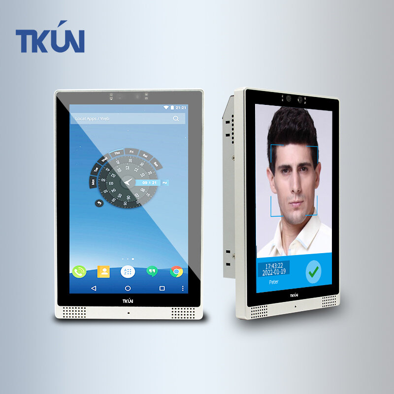 TKUN 10.1นิ้ว Dual Camera All In One PC Face Identification Android11.0ประสิทธิภาพสูง CPU คอมพิวเตอร์