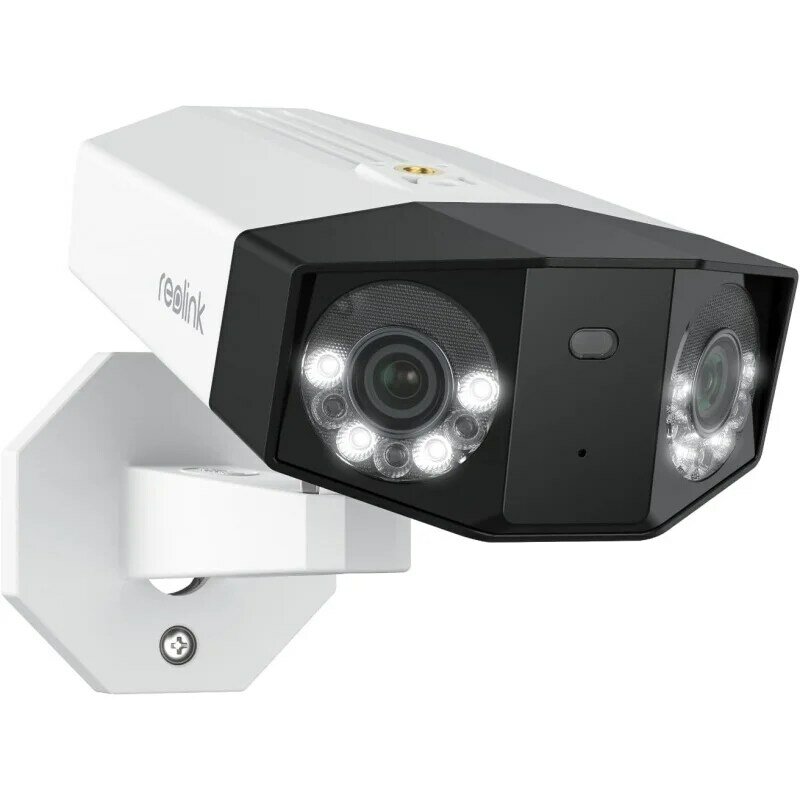 REOLINK-Câmera de Segurança PoE Dual-Lens, Motion Track, Visão Nocturna, 16MP, UHD, Visão Panorâmica 180 °, F1.6 Colorida, Duo 3, Pessoa