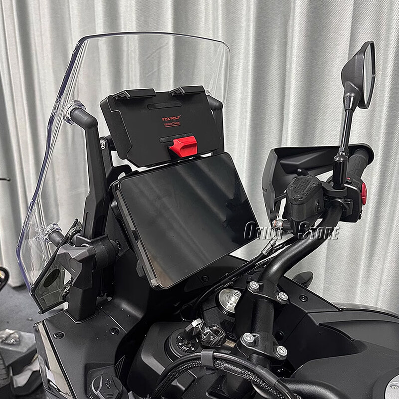 New 2023 Motorcycle For CFMOTO 800 MT 800MT 800mt Windshield Stand Holder Phone Mobile Phone GPS Navigation Plate Bracket 22mm