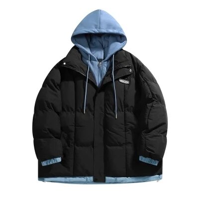 Зимняя мужская куртка, уличная парка с капюшоном, Утепленная зимняя мужская куртка, ветровка, пальто, большие размеры, теплые мужские пуховики