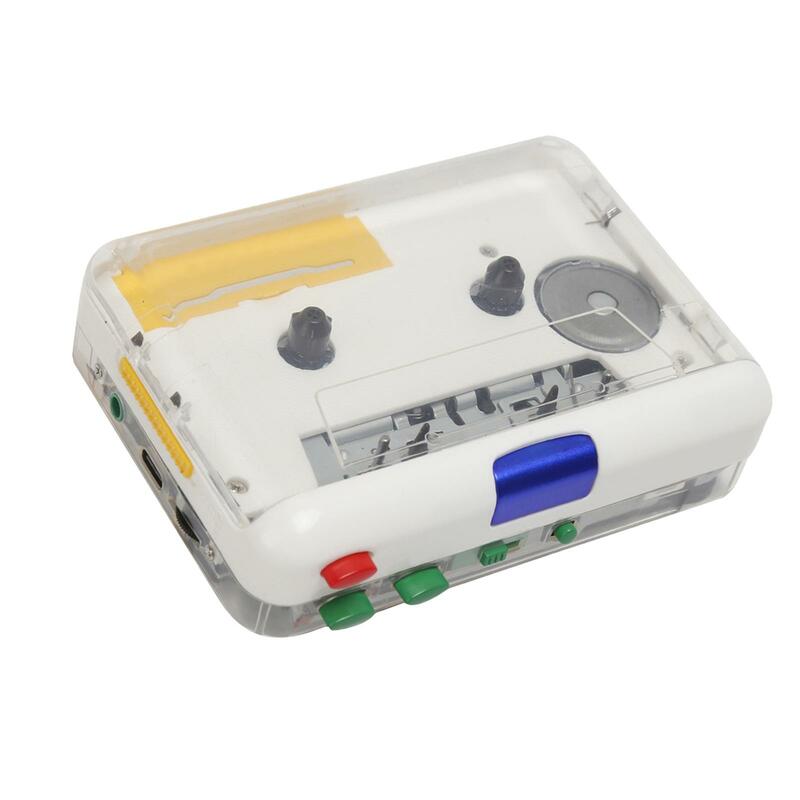 Reproductor de Cassette multiusos, convertidor de Cassette MP3/CD, Walkman, USB, reverso automático, cinta, micrófono incorporado