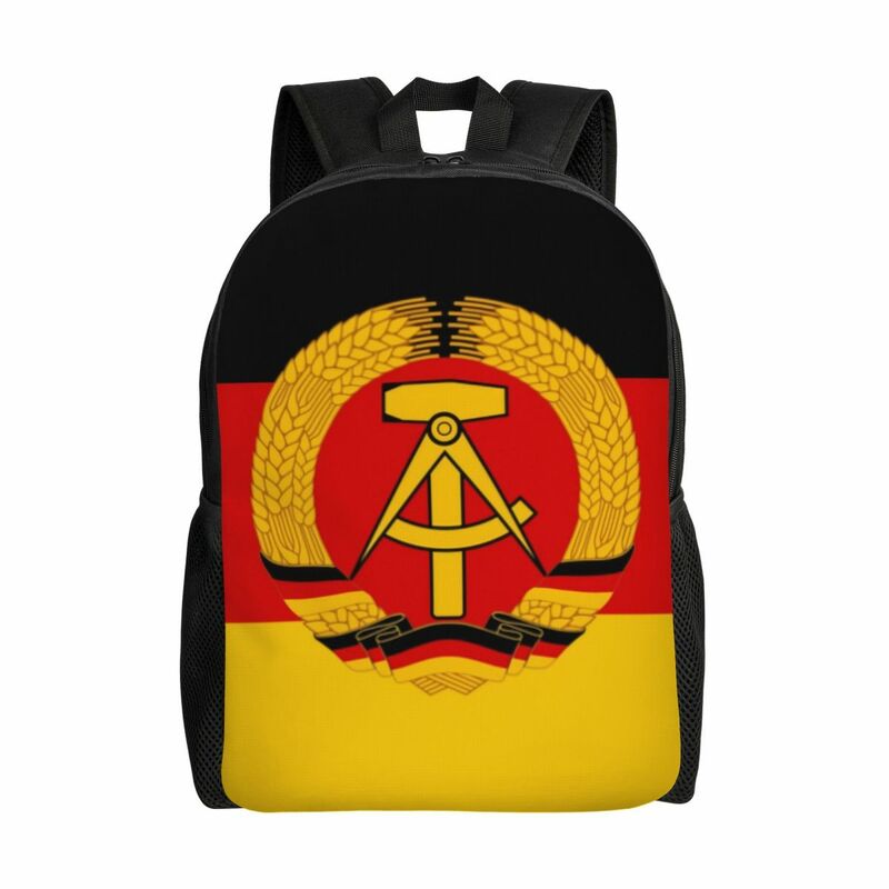 Tas punggung peta bendera Jerman untuk pria wanita tas buku siswa sekolah kuliah cocok untuk Laptop bangga tas punggung perjalanan kapasitas besar
