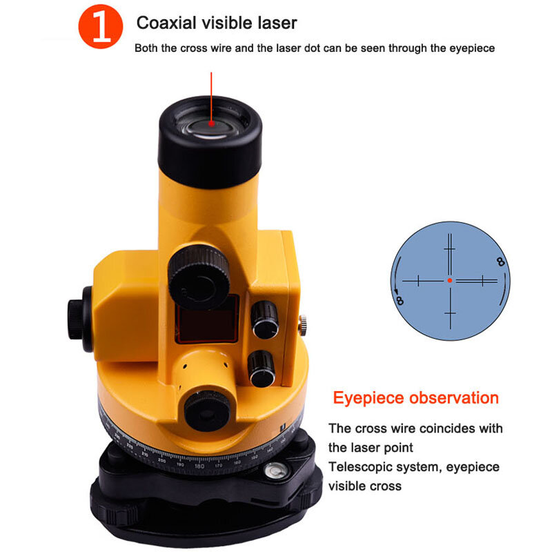 Lo strumento di allineamento verticale Laser JC300 con treppiede strumento di misurazione ad alta precisione si applica all'ingegneria delle miniere di edifici ad alta altezza
