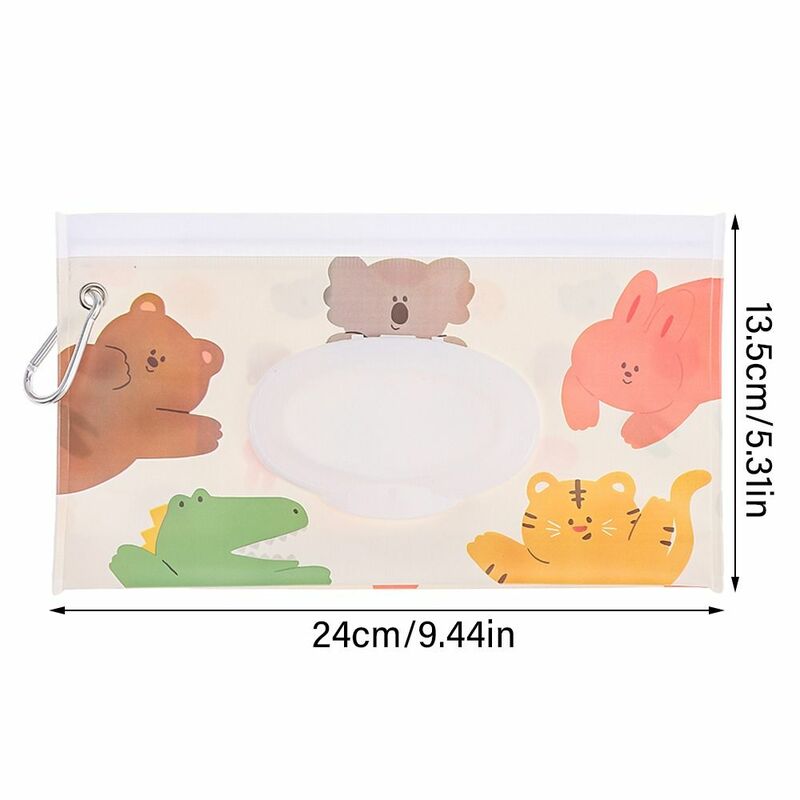 1Pc EVA Baby Wet Wipe Pouch Wipes Holder Case Flip Cover Snap-Strap Reusable Refillable Wet Wipe Bag Outdoor Useful Tissue Box
