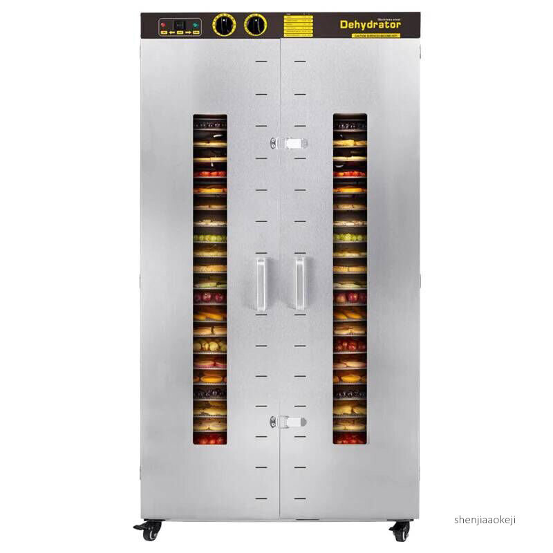 24-layers Food Dehydrator Commercial Vegetable Fruit Drying Machine Dried Fruit Machine Food Dryer Working Continuously for 72h