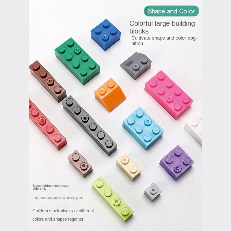 Confezione da 120 pezzi di blocchi di costruzione sfusi ordinati per mattoni a colori piastra di blocco giocattoli piccole particelle Legoeds compatibili all'ingrosso