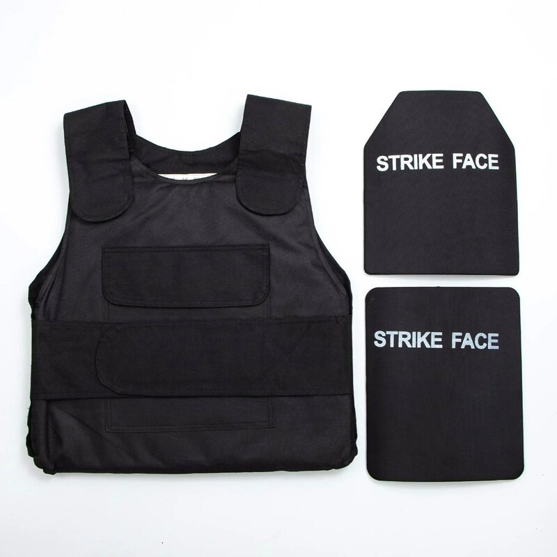 Anti Bullet Proof Placa de aço para Tactical Vest Segurança, Balística Body Armour, Stab Proof Composite Painel Board, NIJ IIIA, 10 "x 12"