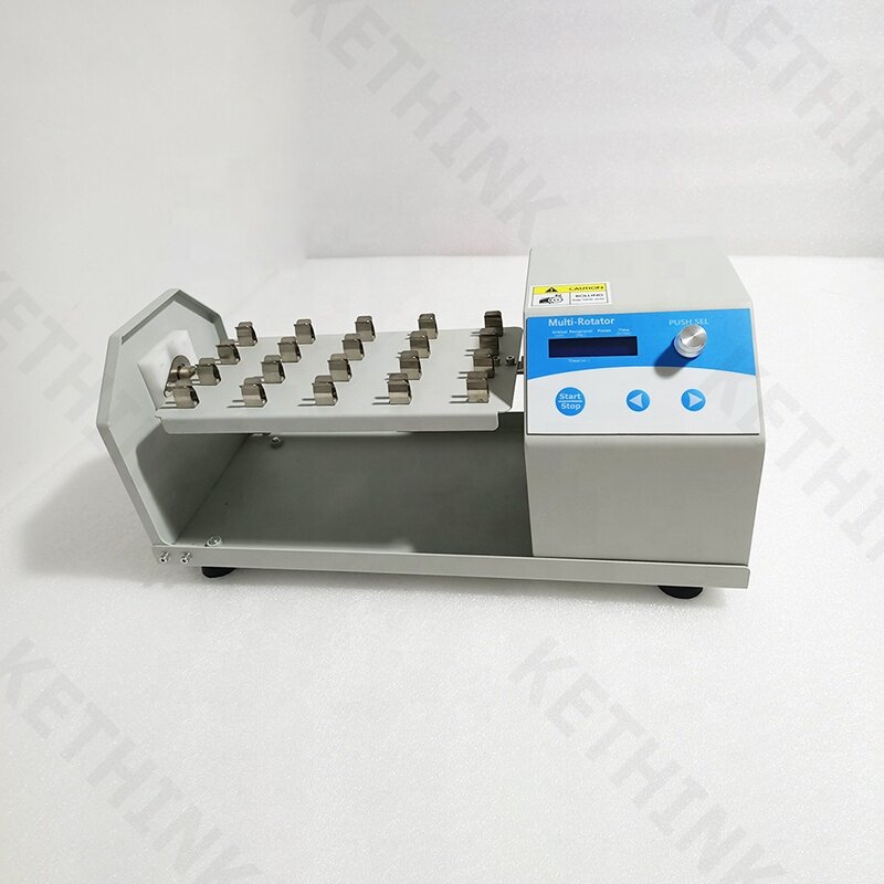 Instrumen Lab KT-RS100 pengocok Multi Rotator laboratorium kecepatan tinggi dengan Motor DC tanpa sikat & kontrol mikroprosesor