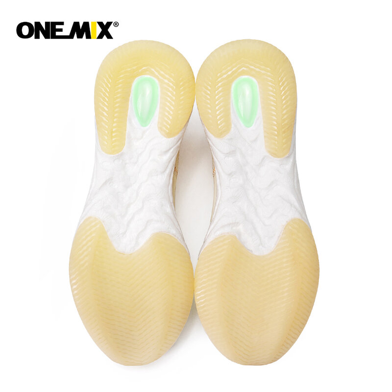 ONEMIX Breathable Mesh Sneakers for Men Cushioning Motion Control Male Running Shoes LIGHT FOAM Sport Shoes MARATHON RACI