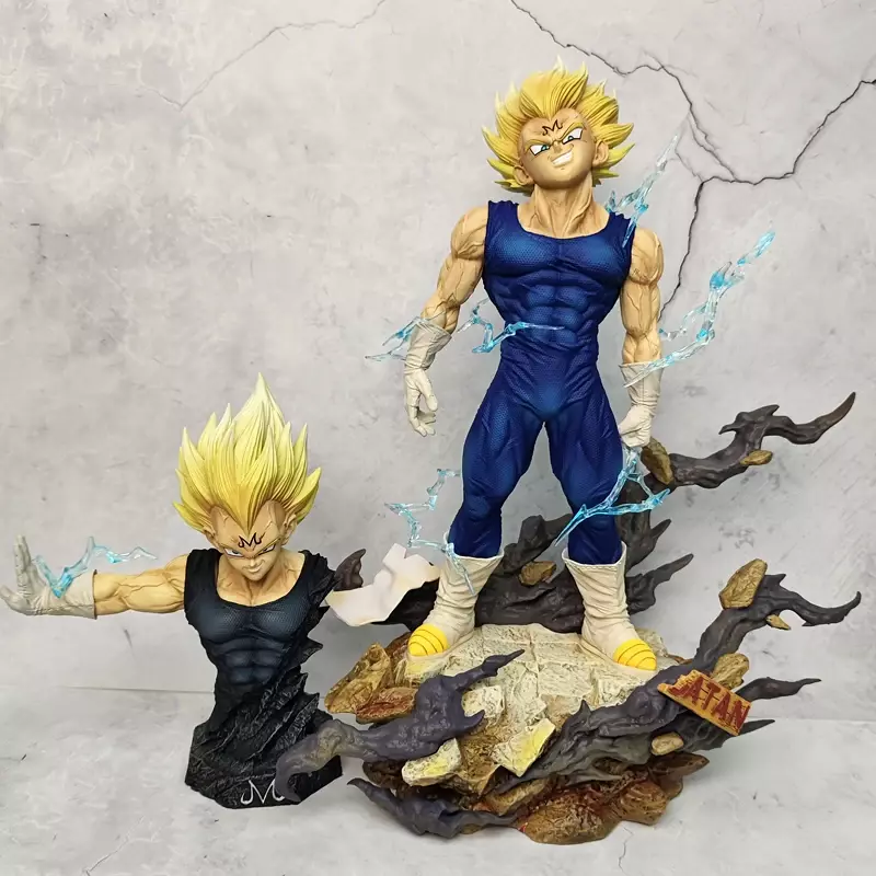 Figurine de Dessin Animé Dragon Ball Z en PVC de 33cm, Modèle de Personnage Son Goku, Vegeta, Super Saisuperb, Démon, Collection de Statue, Jouet d'Ornement