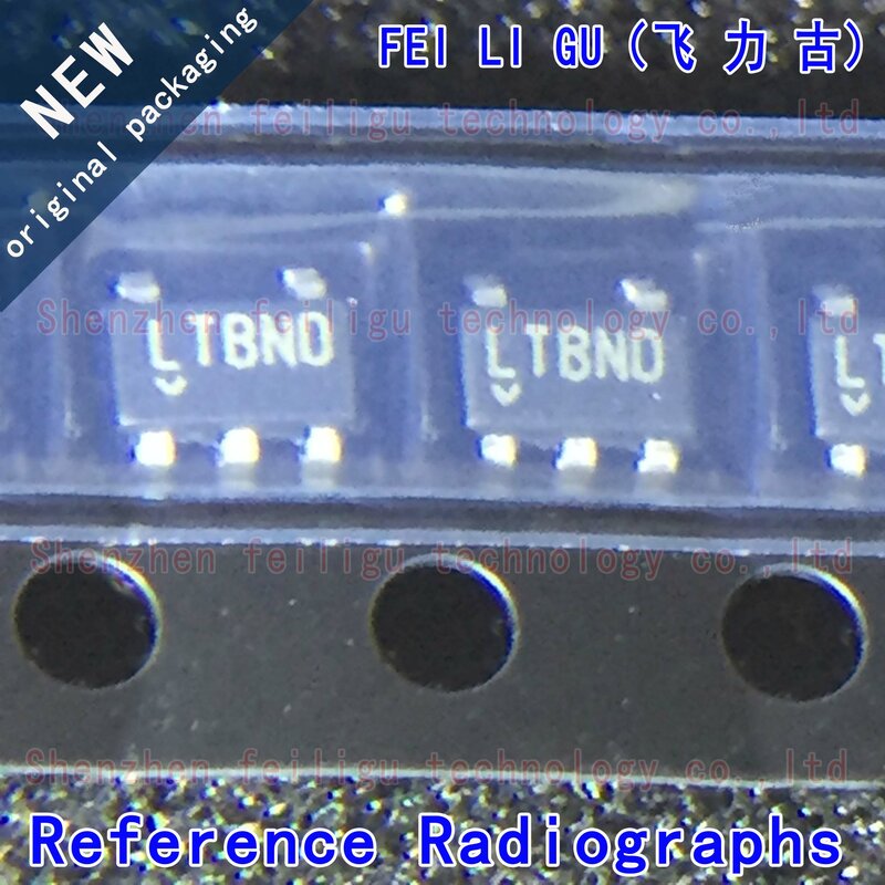 Serigrafia: Pacote BND SOT23-5, Chip Amplificador de Senso Atual, Original Novo, LTC6101AHS5, LTC6101, SOT23-5, 1-30Pcs