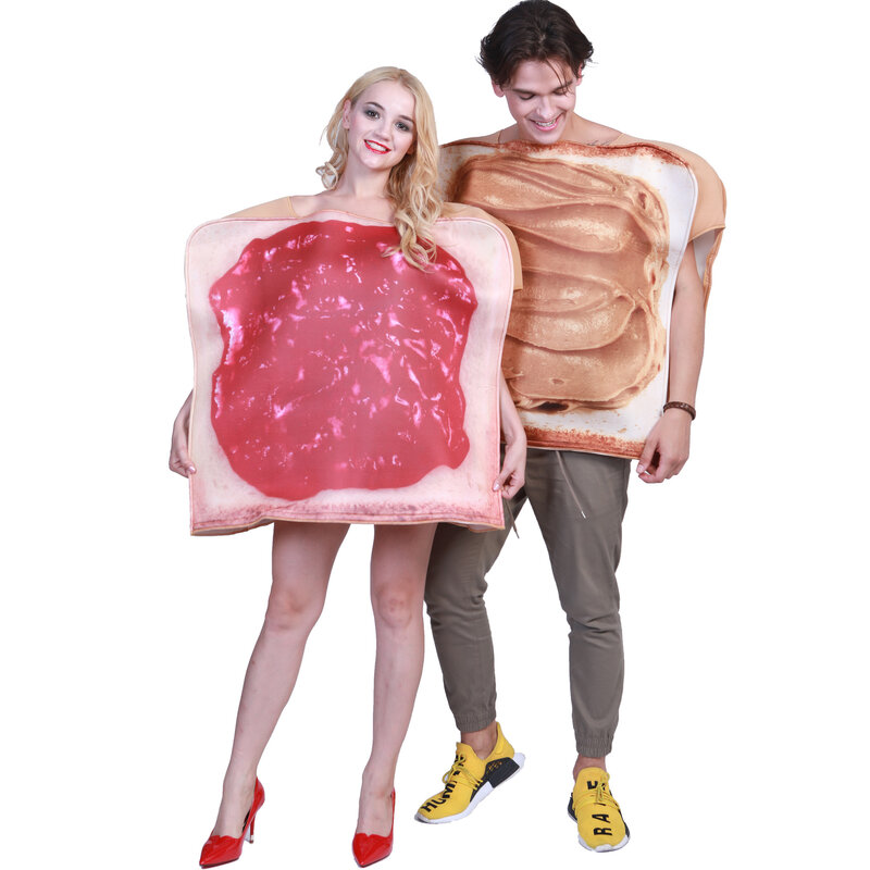 Lustiges Paar Marmelade Essen Set Halloween Party Dress Up Kostüm