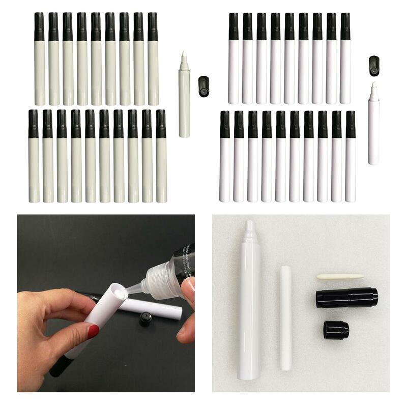 ด้ามปากกาพลาสติก10x หลอดเปล่าสำหรับปากกากราฟฟิตี้ปากกาทาสีอุปกรณ์เสริม