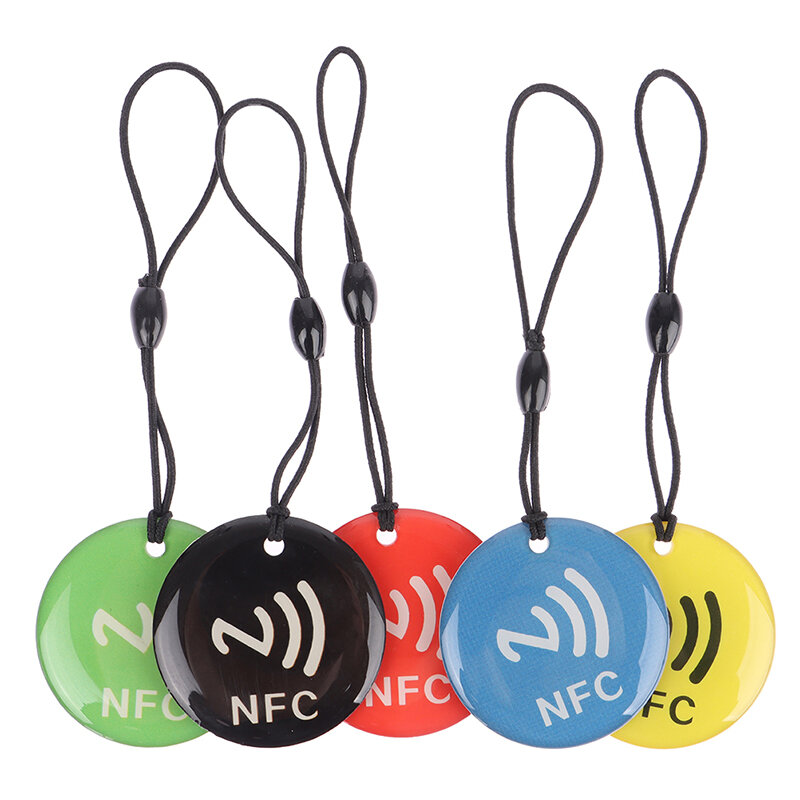 Tarjeta inteligente NFC de 35mm, 1 piezas, Ntag213, 13,56 mhz, para todos los teléfonos habilitados para NFC