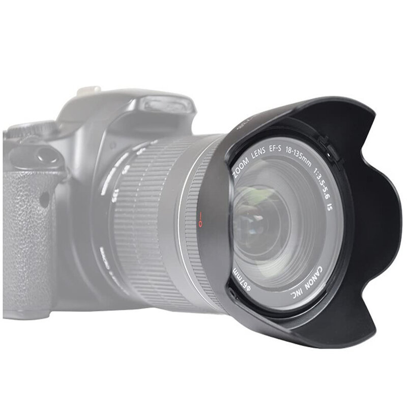 Camera Zonnekap 67Mm Voor Ew 73B EW-73B Canon 60D 70D 600D 17-85 18-135 Lens kap Lens Protector