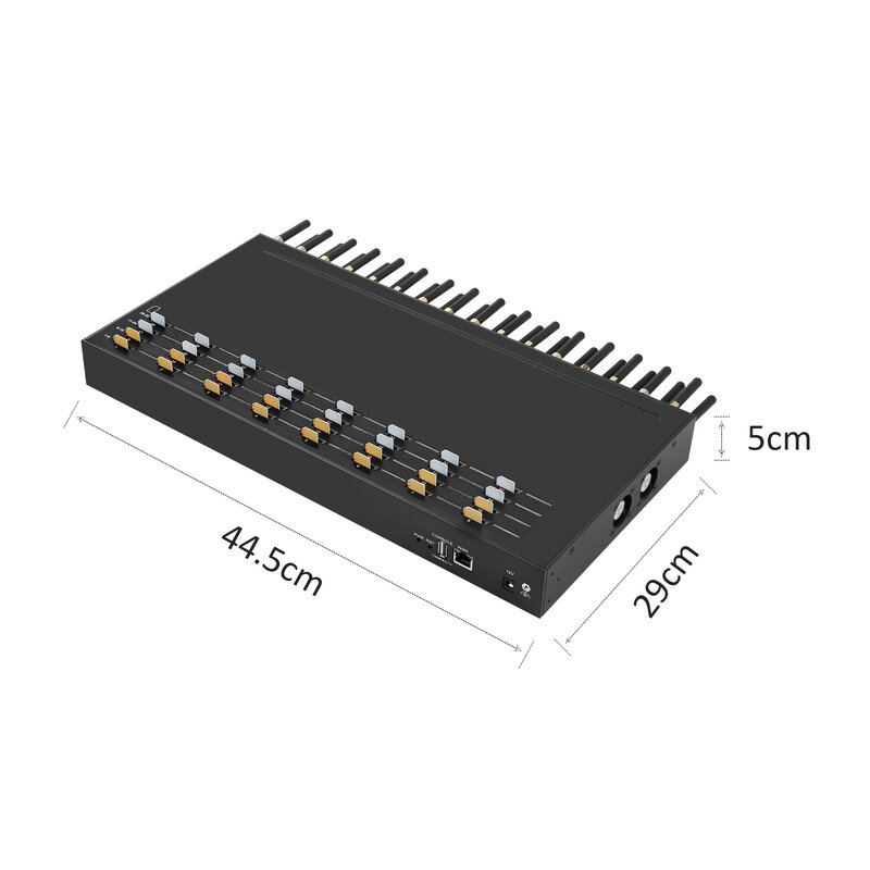 Bramka 4G Voip 32-portowa karta SIM 32 Maszyna do piaskowania Sms do połączeń głosowych luzem Sms