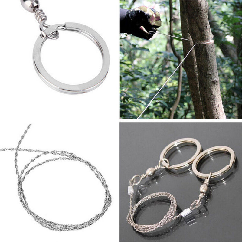 Camping Hunting Wire Saw Field Security Protective tools Stainless Wire Saw Hand Chain Saw Cutter Outdoor Emergency Fretsaw