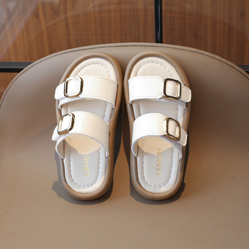 2024 estate nuove pantofole per bambini per ragazze moda Versatile confortevole antiscivolo Extravasation Flats Casual Cool Beach Shoes