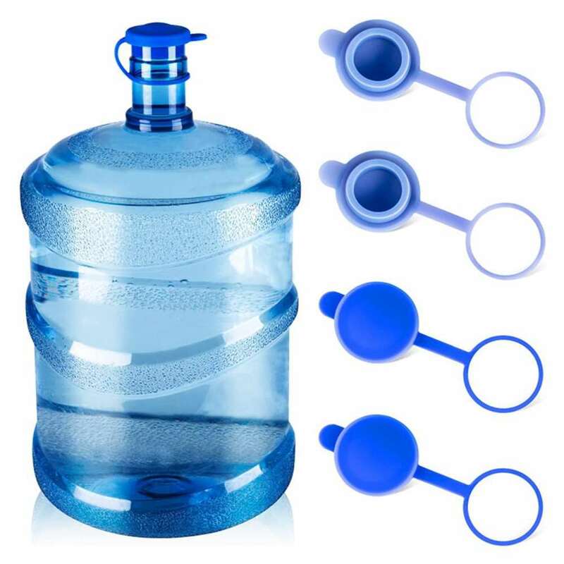 5 Galon Kendi Air Tutup Botol Non-tumpahan dengan Sumbat Dalam Tahan Lama Tebal Dapat Digunakan Kembali Silikon Botol Air Penutup Ember Minum