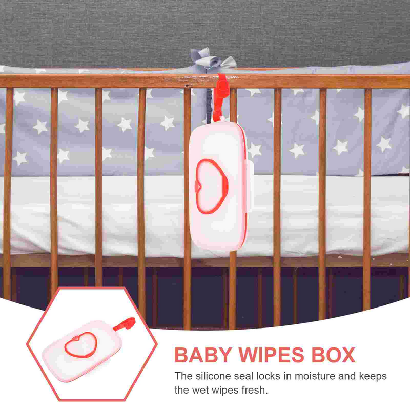 Wet Wipes Holder Box, Wipe Dispenser Container, Recém-nascido Viagem Crib Outdoor Case, Wet Pouch Box