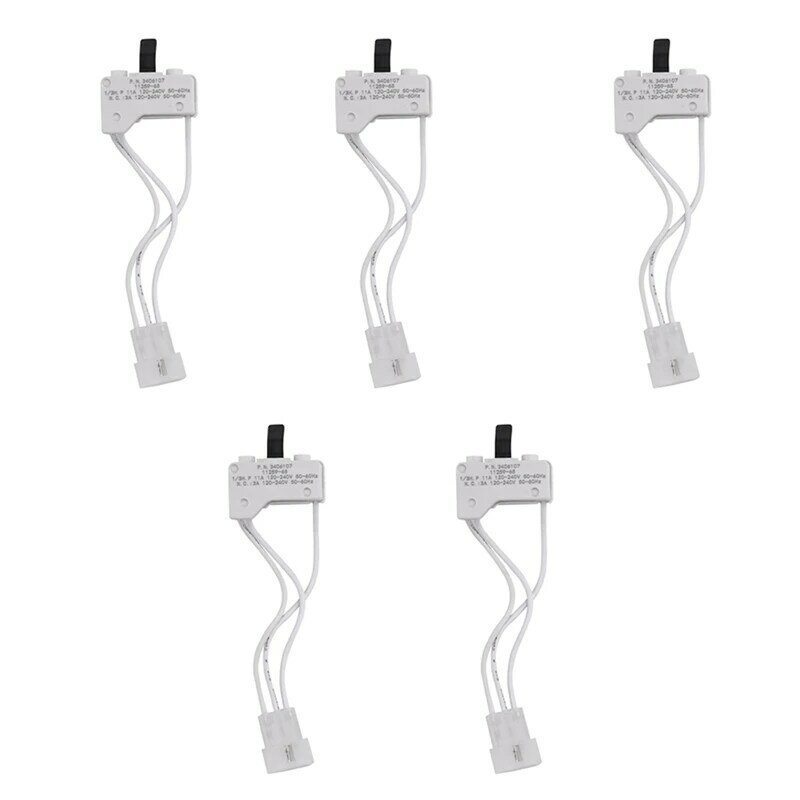 5Pcs Dryer Door Switch Replacement Assembly 3406107 Household Appliance Accessories