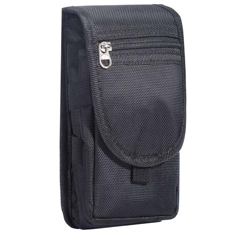 Tactical Cell Phone Pouch Holster Unisex Multi Pockets Phone Holder Belt Waist Bag Fanny Pack with Neck Strap