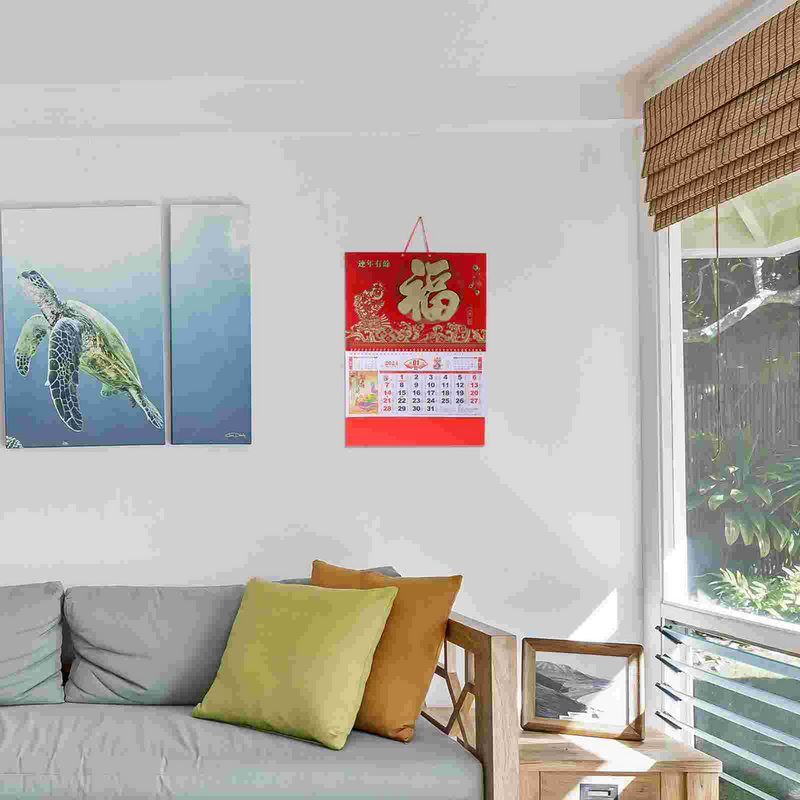 Wand monatlich traditionelle Kalender ssssssssssss im chinesischen Stil hängende Kalender ssssssssss Haushalts wandkalender ssssssssss