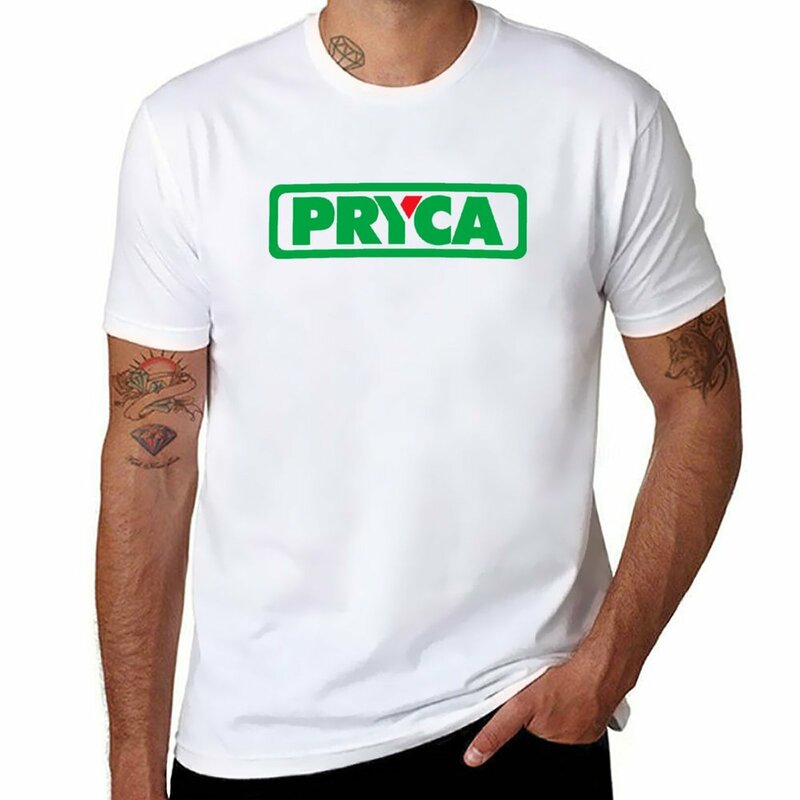 New Pryca T-Shirt Tee shirt summer clothes Oversized t-shirt mens t shirts pack