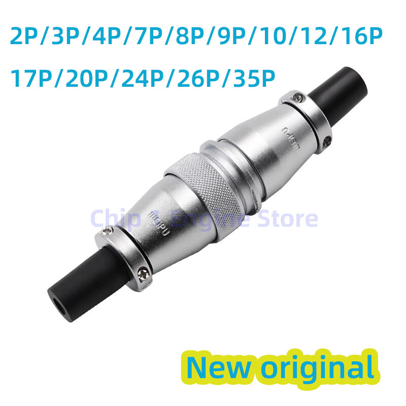 For WEIPU WS28 connector aviation plug WS28 TQ+ZQ 2 3 4 7 8 9 10 12 16 17 20 24 26 35 pin Male and female industrial connector