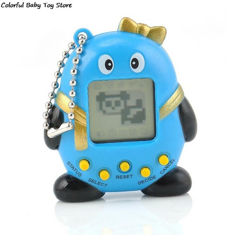 Wirtualne zwierzaki w stylu 5 w jednym pingwinie elektronicznym maszyna cyfrowa prezent dla dzieci zabawka gracz losowa
