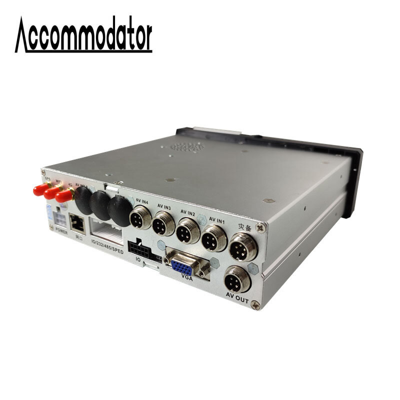 Accommodator 1080p高品質工場H.265 4CH sdハードディスク車mdvr 4グラムgps車両ビデオ端子運転記録